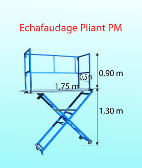 Echafaudage pliant cadette